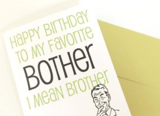 Happy Birthday Brother : Happy Birthday Card for Brother. Brothers Birthday Card. Brother is a Bother. Li…