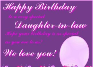 Happy Birthday Brother : Happy Birthday Daughter In Law Quotes