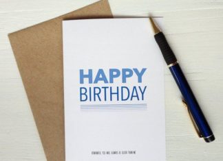 Happy Birthday Brother : Happy Birthday card older friend big brother big sister funny birthday card blue…