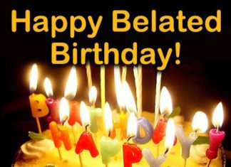 Happy Birthday Brother : How to wish a happy birthday late