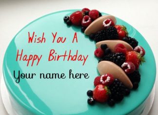 Happy Birthday Brother : Wish you a happy birthday cake with name, Print name on birthday cake for brothe…