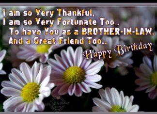Happy Birthday Brother : birthday wishes for brother in law images