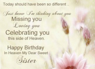 Happy Birthday Wiches : Birthday In Heaven For Sister