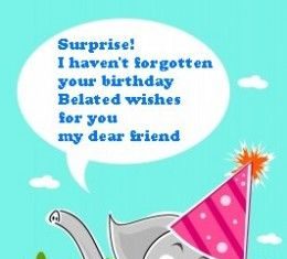 Happy Birthday Wiches : Funny belated happy birthday wishes: Late birthday messages and greetings