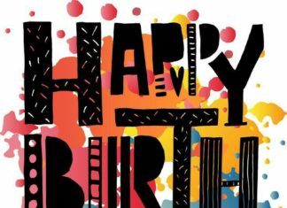 Happy Birthday Wiches : Happy Birthday . black . o.k. for man