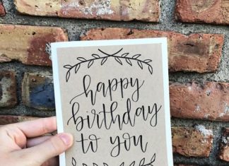 Happy Birthday Wiches : Happy Birthday Greeting Card with Kraft Paper Overlay – Happy Birthday to You wi…