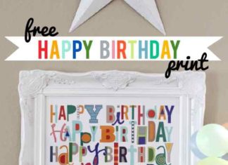 Happy Birthday Wiches : Happy birthday FREE printable -the perfect decoration to bring out on all your f…