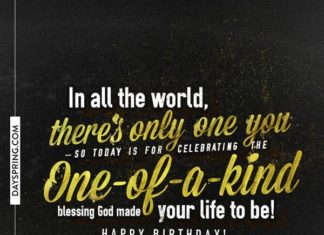 Happy Birthday Wiches : One Of A Kind Blessing