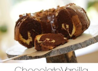 Birthday Cake : Chocolate Vanilla Marble Cake. A wonderful Bundt Cake Recipe for fall entertaini…