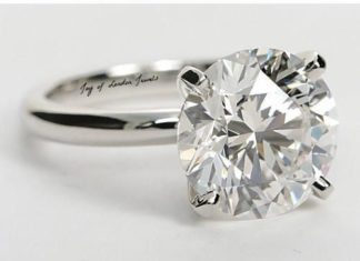 Birthday Gifts Ideas : A Perfect 2CT Round Cut Solitaire Russian Lab Diamond Engagement Ring