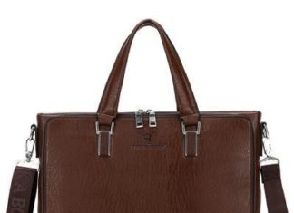 Birthday Gifts Ideas : Apex Leather Briefcase Laptop Messenger Bag