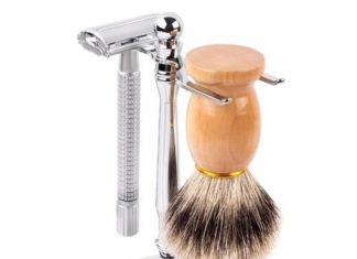 Birthday Gifts Ideas : Men Razor Holder Stainless Steel Shaving