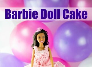 Birthday Party : Barbie Doll Cake – Simple Step by Step Instructions. Yes! You can Make this Barb…
