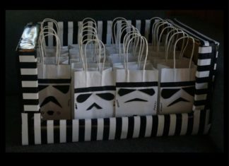 Birthday Party : DIY Star Wars Storm Trooper Inspired Party Bags – Shann Eva’s Blog #StarWars #st…