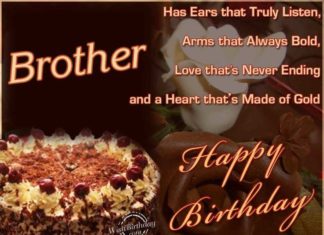 Happy Birthday Brother : Birthday Wishes Brother In Law Best Of Happy Birthday Brother …