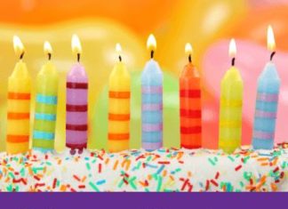 Happy Birthday Brother : Festive Candles – Happy Birthday Card for Everyone