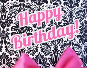 Happy Birthday Brother : Happy Birthday . black paisley w pink bow/ribbon . custom edit by lechezz