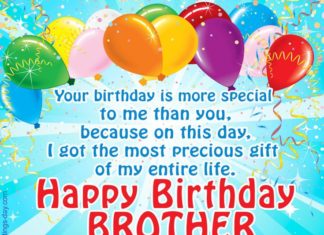 Happy Birthday Brother : Happy Birthday brother