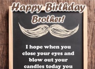 Happy Birthday Brother : Happy Birthday Brother : I Mustache You A Question – Happy Birthday Wish Card fo…