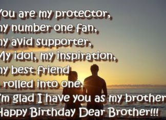 Happy Birthday Brother : Happy Birthday Wishes for Younger Brother from sister