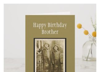 Happy Birthday Brother : Vintage Birthday Brother Fun Photo Card birthday cards,funny birthday cards,gree…