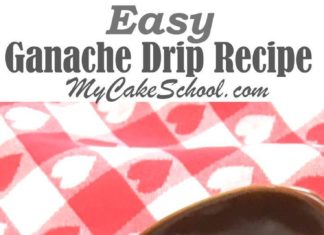 Birthday Cake : Ganache Drip Recipe | My Cake School