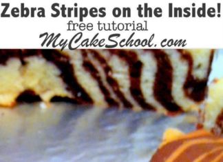 Birthday Cake : Learn how to make zebra stripes on the inside of your cakes in this free My Cake…