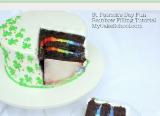 Birthday Cake : Learn to make a rainbow filling on the inside! Fun for St. Patrick's Day or…