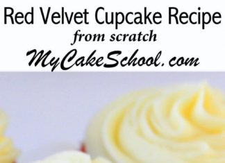 Birthday Cake : The BEST Red Velvet Cupcake Recipe by MyCakeSchool.com! Makes perfect Red Velvet…