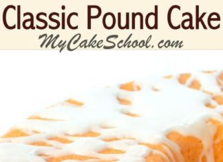 Birthday Cake : This Classic Pound Cake Recipe from scratch is the best! So simple to make, deli…