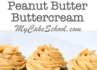 Birthday Cake : This delicious Peanut Butter Buttercream Recipe is fantastic with chocolate cake…