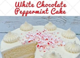 Birthday Cake : White Chocolate Peppermint Cake | My Cake School