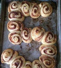 Birthday Decoration : Birthday tradition: Create their age in cinnamon rolls