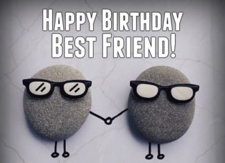 Birthday Decoration : Happy Birthday, best friend. Thanks for being my rock.