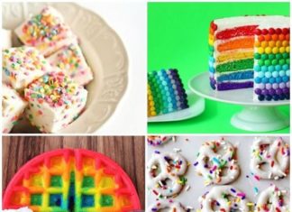 Birthday Decoration : How cute would these rainbow goodies be for a rainbow-themed birthday party