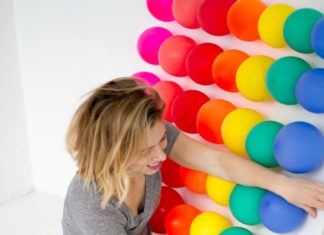 Birthday Decoration : Rainbow Balloon Carnival Game | Baby Shower | Balloon Time Helium Tank