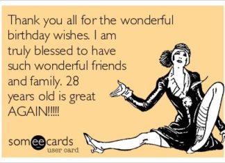 Birthday Quotes : Thank you all for the wonderful birthday wishes. I am truly …