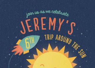 Birthday Decoration : Around The Sun by Cat Caudillo