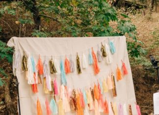 Birthday Decoration : Casual + Colorful California Campsite Wedding