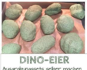 Birthday Inspiration: Dino-Ei zum Ausgraben selber machen
