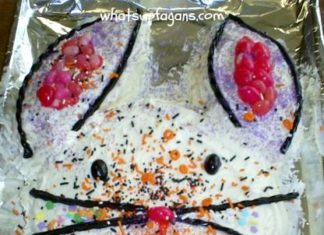 Birthday Party : Easter bunny cakes aren't about perfection, they are about tradition! This i…
