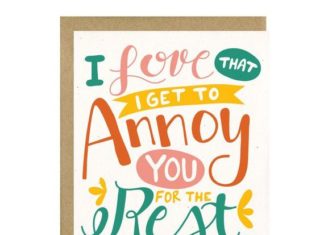 Birthday Quotes : Funny Valentine's Day Card – Funny Anniversary Card- Annoy You – Funny Birth…