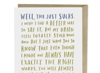 Birthday Quotes : This sympathy card gives you something to say when you don't know what to sa…
