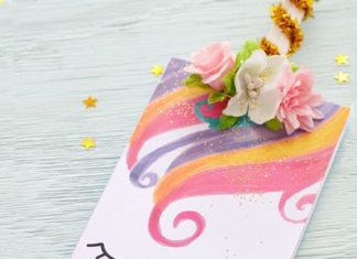 Birthday Inspiration: Süße Einhorn Einladungskarte zum Ausdrucken