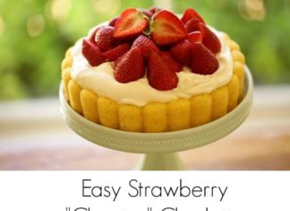 Birthday Cake : Strawberry Shortcake “Cheater” Charlotte