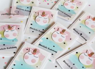 Birthday Inspiration: EINHORN KARTEN: EINLADUNG ZUM KINDERGEBURTSTAG MIT STAMPIN‘ UP! – paperloved…