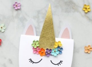 Birthday Inspiration: How to Make a Simple DIY Unicorn Card