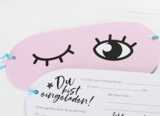 Birthday Inspiration: Printable Übernachtungsparty