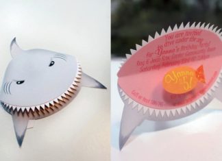 Birthday Inspiration: Unter den Meer-Hai laden Karte bearbeitbaren druckbare und Umschlag-sofort-Download