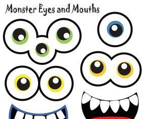 Birthday Inspiration: YEUX ET BOUCHES DE MONSTRE